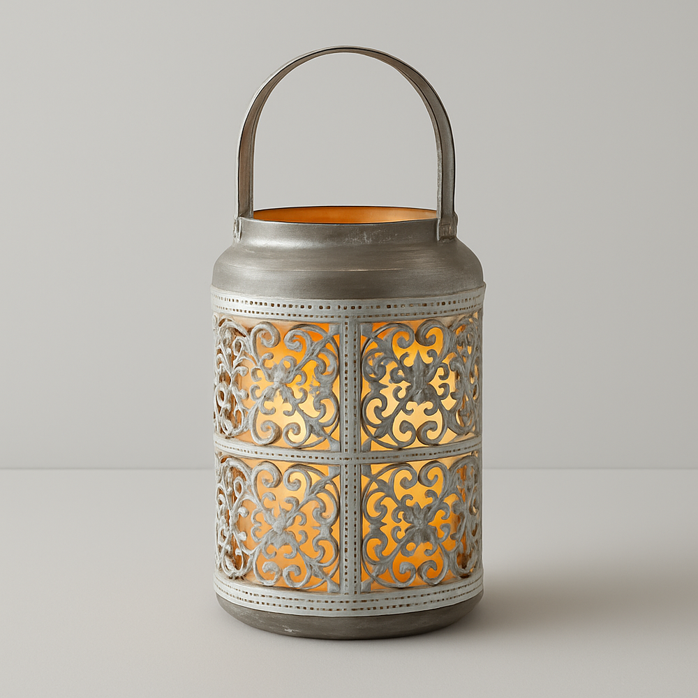 2 Stück antike Charm-Kerzenhalter