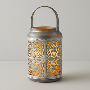 2 Stück antike Charm-Kerzenhalter
