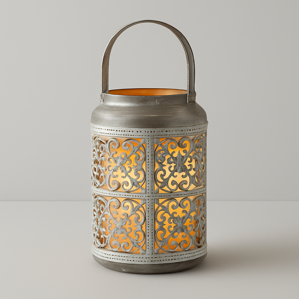 2 Stück antike Charm-Kerzenhalter