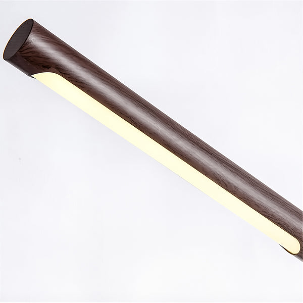Golden Elegance Tischlampe – Holz &amp; gebürstetes Metalldesign